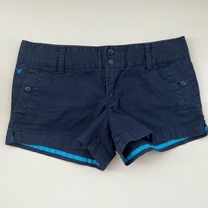 AEO Navy Blue Cargo Shorts